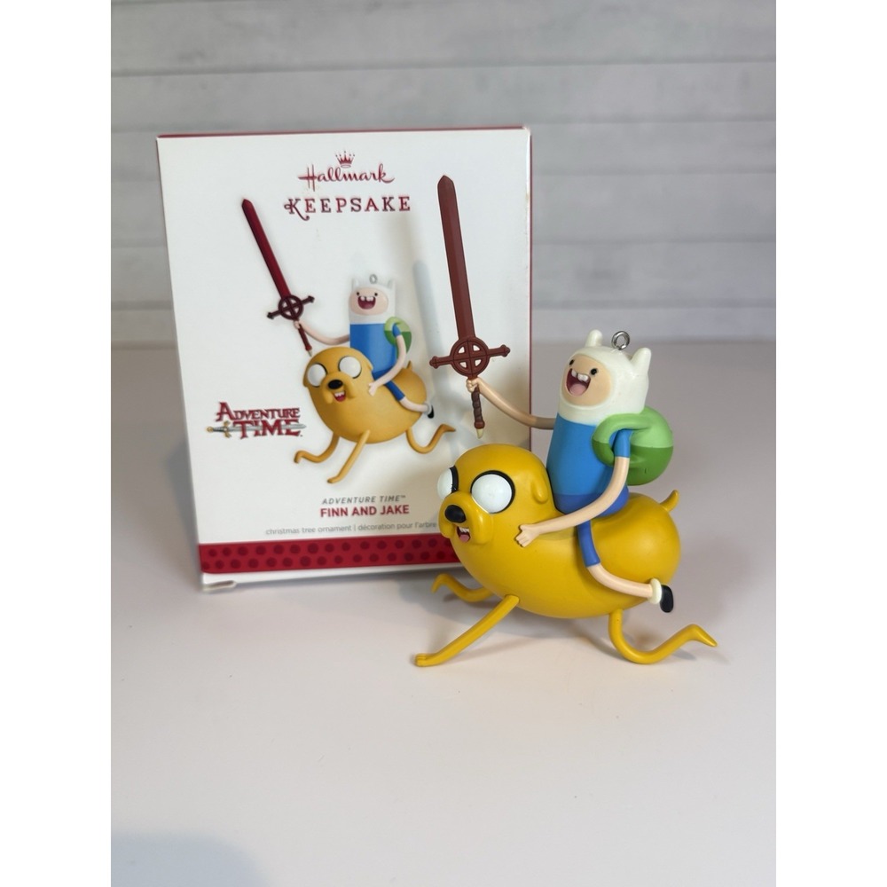 2013 Hallmark Keepsake Adventure Time Finn & Jake Ornament QXI2315 w/ Box